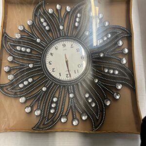 Horloge circulaire noir